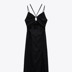 Zara Sleek Black Jumpsuit